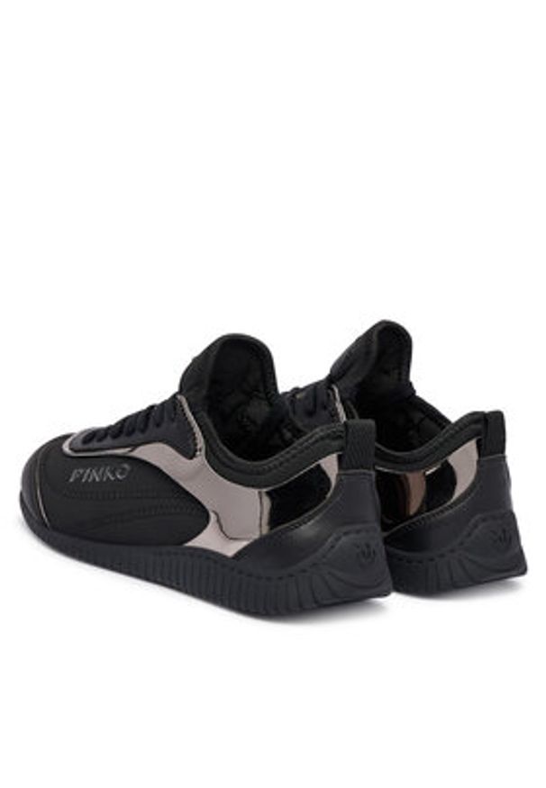 Pinko - PINKO Sneakersy Reby 08 SS0121 T045 Czarny. Kolor: czarny. Materiał: materiał