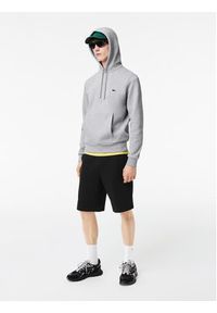 Lacoste Bluza SH9623 Szary Classic Fit. Kolor: szary. Materiał: bawełna #7