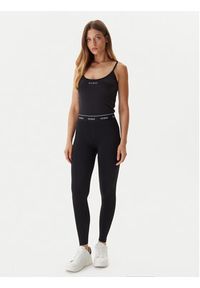 Guess Legginsy V5BB06 K1942 Czarny Slim Fit. Kolor: czarny. Materiał: syntetyk #3
