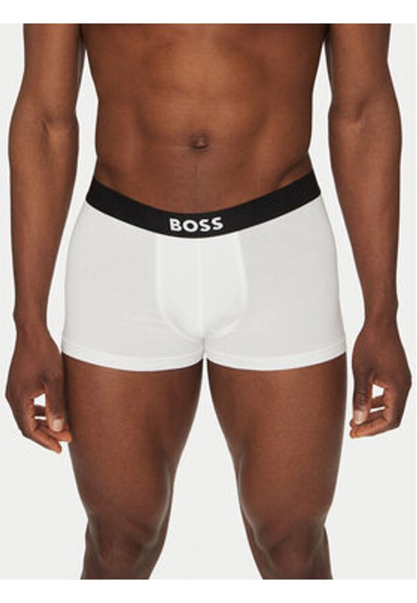 BOSS Komplet bokserek Trunk 3P Boss One 50544263 Biały. Kolor: biały. Materiał: bawełna