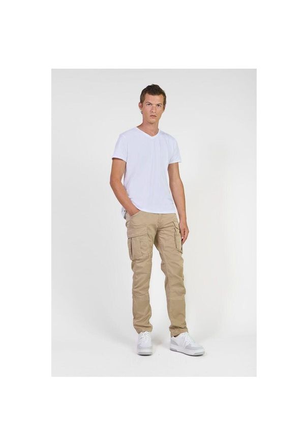 LE TEMPS DES CERISES - Spodnie Le Temps des cerises Aaron. Kolor: szary, brązowy, biały, wielokolorowy. Długość: długie