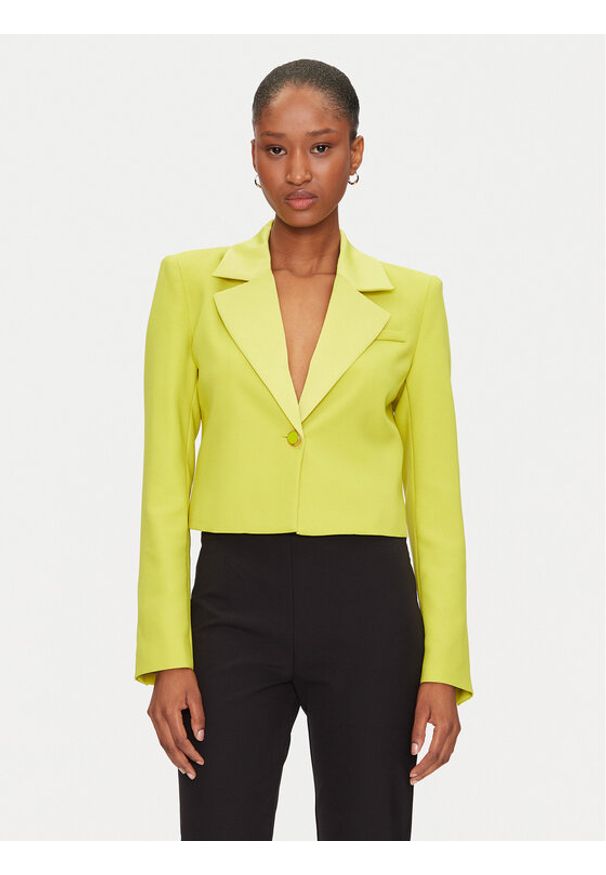 Marciano Guess Marynarka 5GGN13 7300A Żółty Slim Fit. Kolor: żółty. Materiał: syntetyk