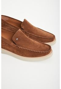 Baldinini - Loafersy męskie zamszowe BALDININI. Materiał: zamsz #5