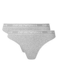 Emporio Armani Underwear Komplet fig brazylijskich EW000404 AF19026 M8194 Szary. Kolor: szary. Materiał: bawełna #4