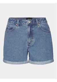 Vero Moda Szorty jeansowe Zuri 10279493 Niebieski Regular Fit. Kolor: niebieski. Materiał: bawełna #4