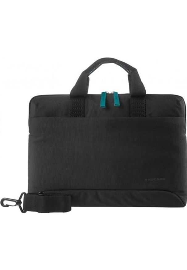 TUCANO - Torba Tucano Smilza Super Slim Bag MacBook Pro 14” / Air 15” / Pro 13'' /Air / Notebook 14” / 13” czarny. Kolor: czarny. Materiał: tkanina, neopren, materiał