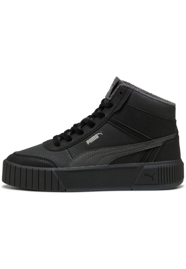 Buty Puma Carina Mia Mid Wt r, Dla obu płci. Kolor: czarny. Materiał: skóra ekologiczna, materiał. Sport: fitness