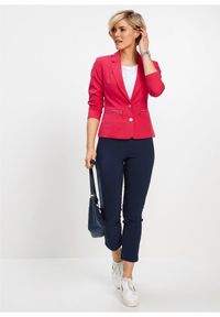 bonprix - Spodnie 7/8 z bengaliny. Kolor: niebieski #2