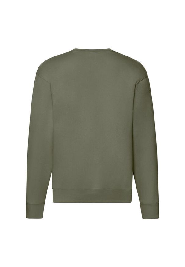 FRUIT OF THE LOOM - Męska Bluza Rozpinana Premium. Kolor: zielony