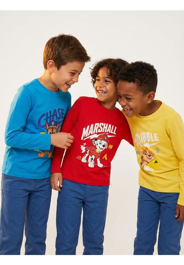 Sinsay - Bawełniana koszulka 3 pack PAW Patrol - wielobarwny. Materiał: bawełna