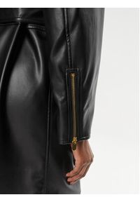Pinko Płaszcz przejściowy 102165 A1AX Czarny Regular Fit. Kolor: czarny. Materiał: skóra #3