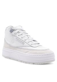 Reebok Sneakersy Club C Geo Mid GY8782 Biały. Kolor: biały. Materiał: zamsz, skóra. Model: Reebok Club
