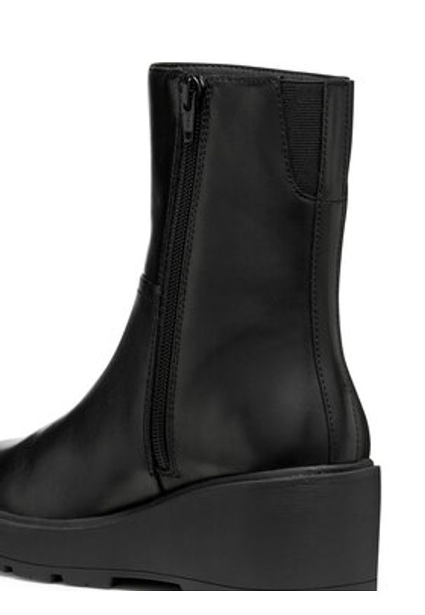 Geox Botki D Miereille D563VA 00043 C9999 Czarny. Kolor: czarny. Materiał: skóra