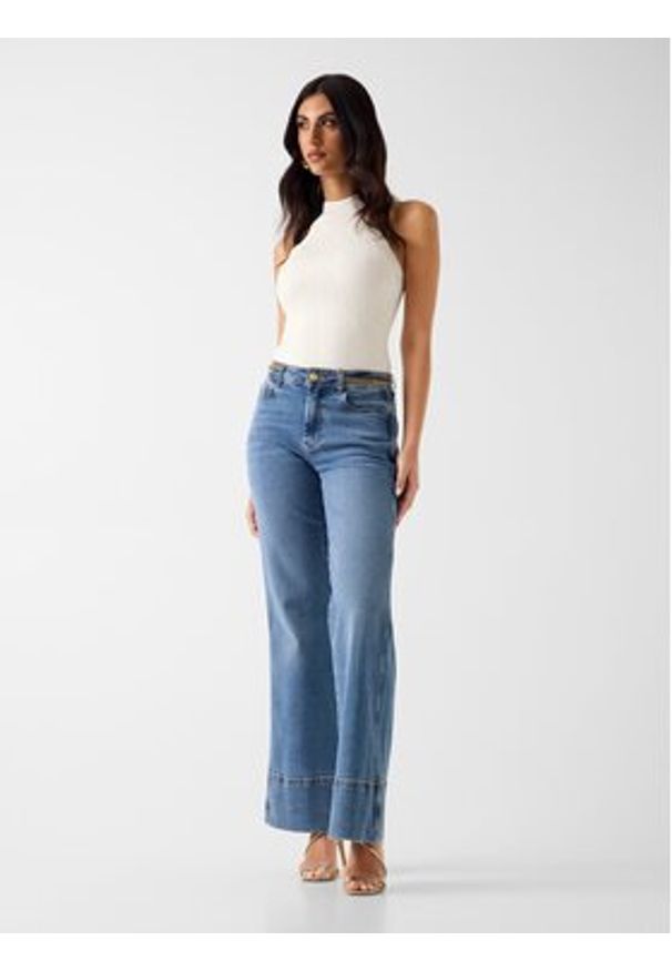 Marciano Guess Sweter G6GR25 Z0766 Écru Classic Fit. Materiał: wiskoza