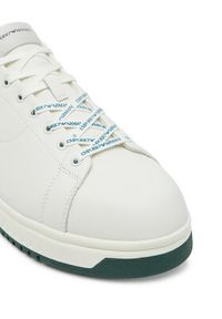 Emporio Armani Sneakersy EM003663 AF18212 M0095 Biały. Kolor: biały. Materiał: skóra #4