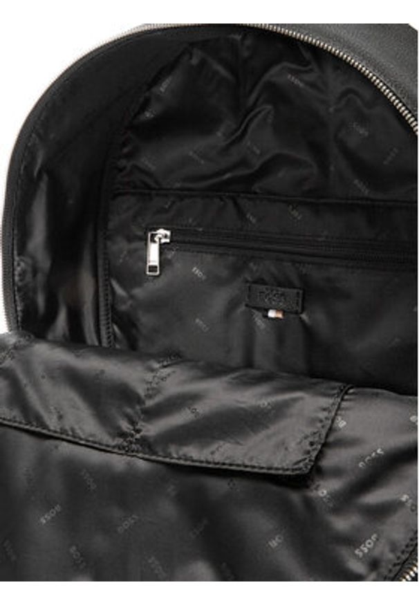 BOSS Plecak Ray 50536499 Czarny. Kolor: czarny. Materiał: skóra