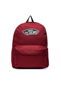 Vans Plecak Old Skool Class VN000H4YBRD1 Bordowy. Kolor: czerwony. Materiał: materiał #2