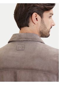 Milestone Kurtka skórzana Maurice 611613 60745 Brązowy Regular Fit. Kolor: brązowy. Materiał: welur #3