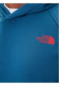 The North Face Bluza Redbox NF0A89F9 Niebieski Regular Fit. Kolor: niebieski. Materiał: bawełna #4