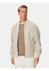 BOSS Kurtka skórzana Jonorve 50562519 Beżowy Regular Fit. Kolor: beżowy. Materiał: skóra #1