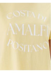 Vero Moda T-Shirt Sonna 10327143 Żółty Regular Fit. Kolor: żółty. Materiał: bawełna #4