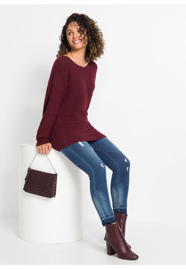 bonprix - Sweter. Kolor: czerwony