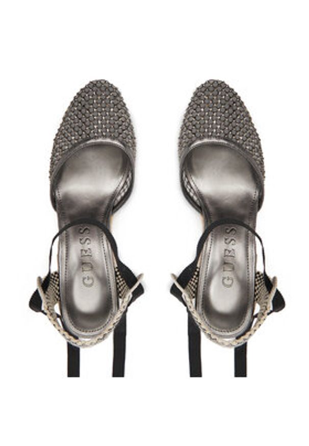Guess Espadryle FLJCHA FAB04 Szary. Kolor: szary. Materiał: materiał