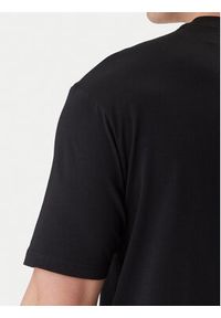 Karl Lagerfeld - KARL LAGERFELD T-Shirt 755170 562251 Czarny Loose Fit. Typ kołnierza: dekolt w karo. Kolor: czarny. Materiał: bawełna #5