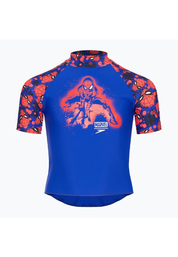 Koszulka do pływania dziecięca Speedo Spider-Man Sun Top. Kolor: niebieski