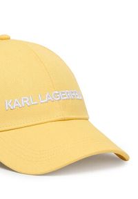 Karl Lagerfeld - KARL LAGERFELD Czapka z daszkiem A1W33071 Beżowy jasny. Kolor: beżowy. Materiał: bawełna #3