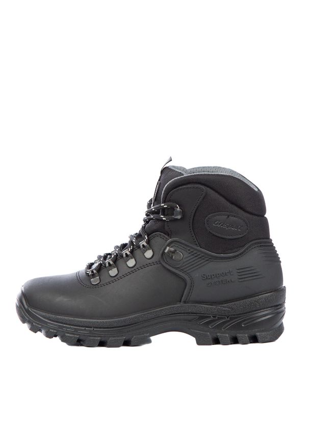 Buty męskie trekkingowe Grisport Nero Dakar Trekking. Kolor: czarny. Materiał: tkanina, materiał, skóra, syntetyk. Sport: turystyka piesza