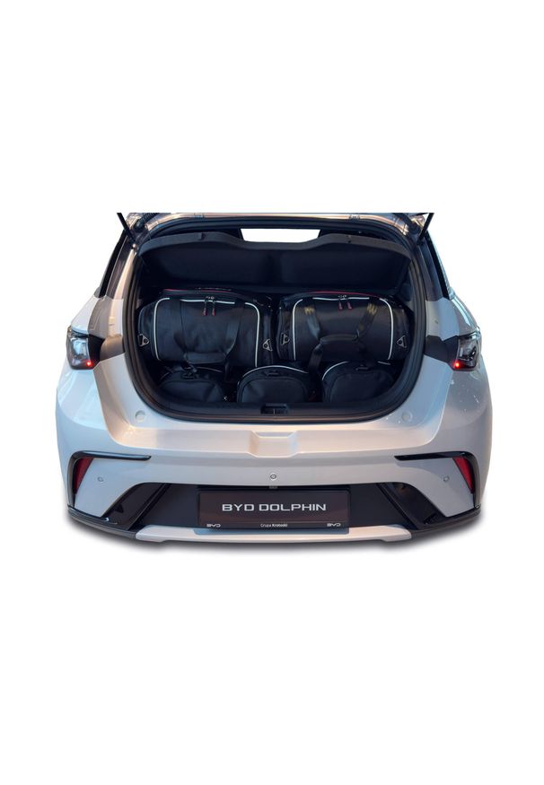 KJUST - Torby Do Bagażnika Byd Dolphin Ev 2021+ 5Szt Kjust. Kolor: czarny. Styl: sportowy