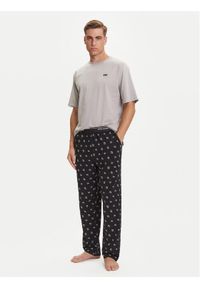 Karl Lagerfeld - KARL LAGERFELD Piżama A3M45002 Szary Regular Fit. Kolor: szary. Materiał: bawełna