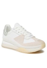 Calvin Klein Sneakersy Origin Runner Lace Up HW0HW01627 Biały. Kolor: biały. Materiał: skóra #4