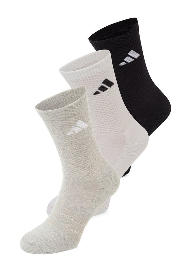 adidas Performance Skarpety w 3-paku Mężczyźni Bawełna biały|czarny|szary, M. Kolor: szary, biały, wielokolorowy, czarny. Materiał: bawełna