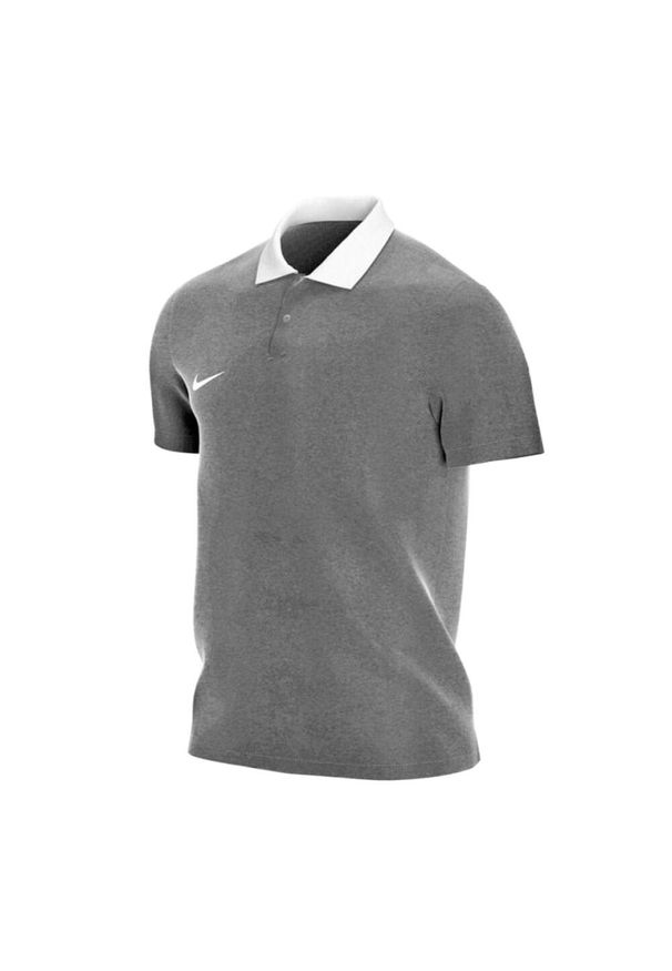 Nike - Męska Koszulka Polo Park 20 Z Krótkim Rękawem. Typ kołnierza: polo. Kolor: szary. Długość rękawa: krótki rękaw. Długość: krótkie. Sport: turystyka piesza