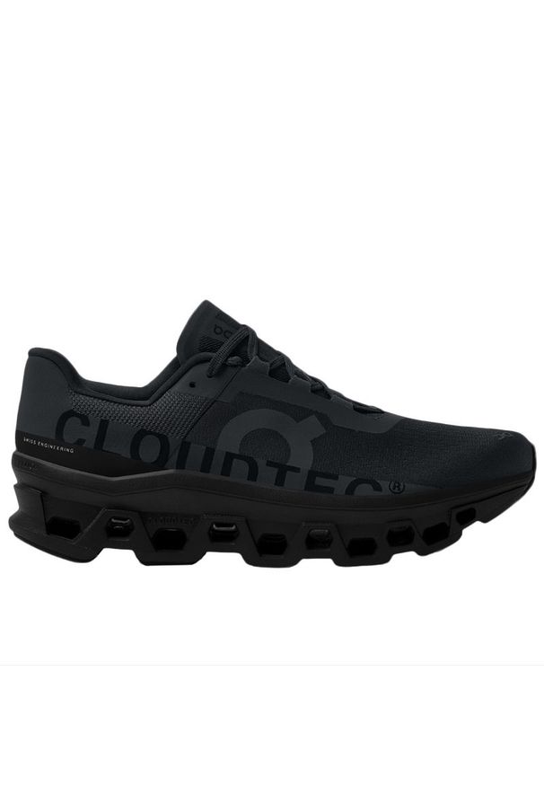 Buty męskie On Running Cloudmonster 61.99025 - czarne. Zapięcie: sznurówki. Kolor: czarny. Materiał: syntetyk, materiał. Szerokość cholewki: normalna. Sport: bieganie