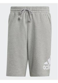 Adidas - adidas Szorty sportowe Essentials Big Logo IC9403 Szary Regular Fit. Kolor: szary. Materiał: bawełna. Styl: sportowy #2