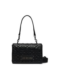 Love Moschino - LOVE MOSCHINO Torebka JC4062PP1ILA000A Czarny. Kolor: czarny. Materiał: skórzane #1