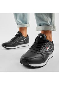 Fila Sneakersy Orbit Low Wmn 1010308.25Y Czarny. Kolor: czarny. Materiał: skóra #8