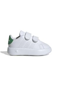 Adidas - Buty dla dzieci ADIDAS Advantage. Okazja: na uczelnię. Zapięcie: rzepy. Materiał: syntetyk, skóra. Szerokość cholewki: normalna. Wzór: paski. Model: Adidas Advantage. Sport: turystyka piesza