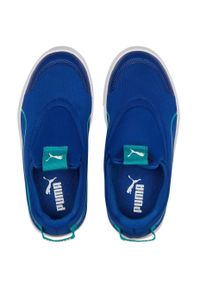 Buty dla dzieci Puma Courtflex v2 Slip On PS. Zapięcie: bez zapięcia. Kolor: niebieski