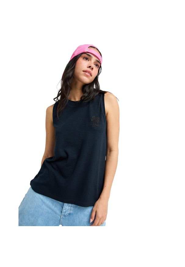 Roxy - dla Kobiety BETTER DAYS Czarny. Kolor: szary. Materiał: poliester, bawełna, tkanina. Długość rękawa: bez rękawów