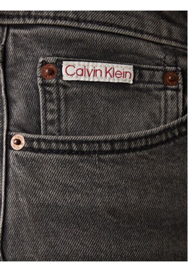 Calvin Klein Jeans Jeansy LV04RD702G Szary Slim Fit. Kolor: szary