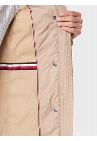 TOMMY HILFIGER - Tommy Hilfiger Kurtka puchowa Tyra WW0WW37487 Beżowy Regular Fit. Kolor: beżowy. Materiał: puch, syntetyk #4