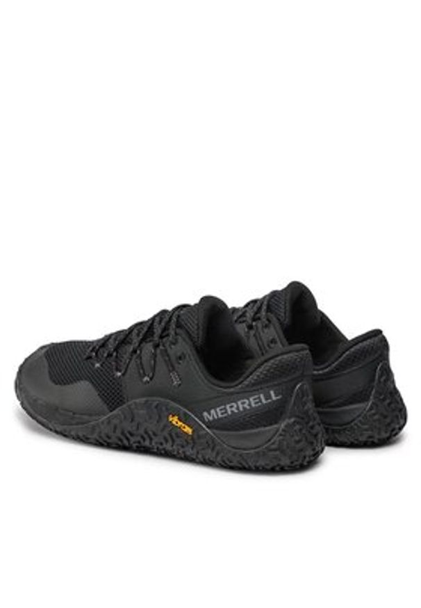 Merrell Buty do biegania Trail Glove 7 J037151 Czarny. Kolor: czarny. Materiał: materiał