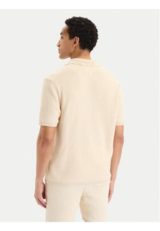 TOMMY HILFIGER - Tommy Hilfiger Koszula MW0MW42796 Kremowy Regular Fit. Kolor: kremowy. Materiał: bawełna