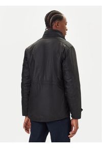 Barbour Kurtka przejściowa Sapper MWX0020BK71 Czarny Regular Fit. Kolor: czarny. Materiał: bawełna