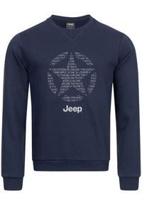 Bluza z Okrągłym Kołnierzem Jeep® dla Mężczyzn z Wzorem Gwiazdy. Kolor: wielokolorowy. Materiał: poliester, bawełna
