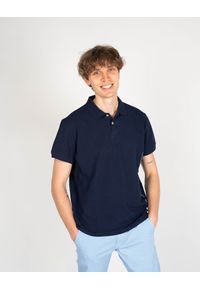 Pepe Jeans Koszulka Polo "Benson" | PM541674 | Benson | Mężczyzna | Granatowy. Okazja: na co dzień. Typ kołnierza: polo. Kolor: niebieski. Materiał: bawełna. Wzór: nadruk. Styl: casual #4